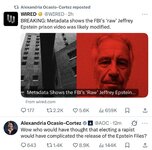 AOC via TwitterX Wow who would have thought that electing a rapist would have complicated the...jpeg